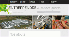 Desktop Screenshot of lesherbiers-developpement.com